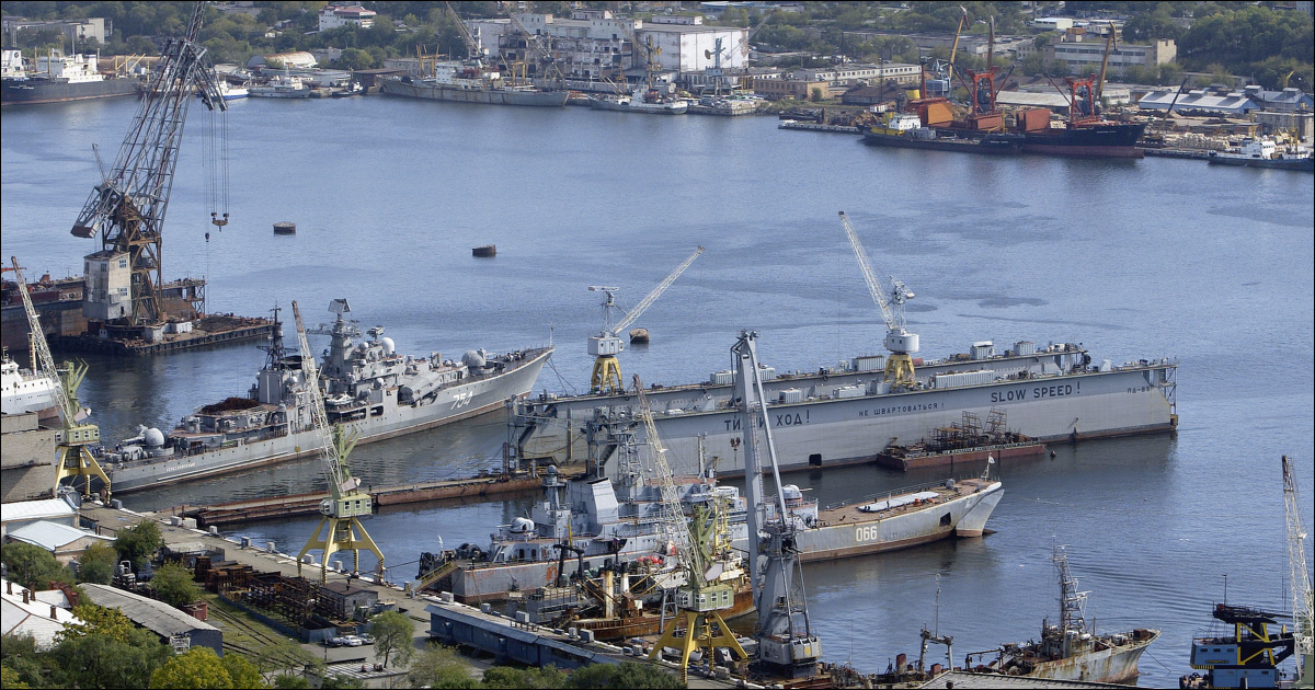 블리다보스톡항 독수리전망대